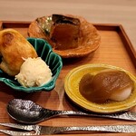 馬車道 大かわ - 甘味3種