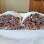 kurs - 栗とカシスのシュトーレン(断面)