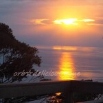 イル キャンティ カフェ 江の島 - 美しい夕日