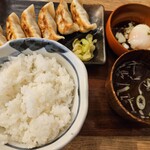 Nikujiru Gyouza No Dandadan - 肉汁焼餃子ランチ（\750）