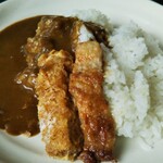 桶松食堂 - かつ＆ポークテキオンザライス＋カレー