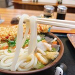 うどん市場 めんくい - 手打ち感があって
これは、2玉でもペロリですよ