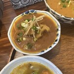 月と亀 - 国産牛すじとれんこんのカレー