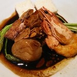 あおやま - 鯛のバルサミコソース