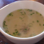 Woo's Burg - ランチのスープ