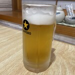 すしの玉川 - 『生ビール』