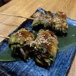 ぷくぷく - 野菜巻き串(バンねぎ、レタス)