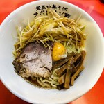 釜玉中華そば ナポレオン軒  - リッチチャーシュー麺＆メンマ入り　釜玉(小)