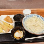 Marugame Seimen - 釜揚げうどん(大)その他諸々　計720円　R5.12.1