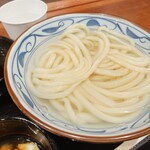 丸亀製麺 - 釜揚げうどん(大) 420円→210円