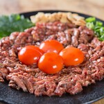 炭火焼肉リバティ - 痛風ユッケ