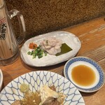 もつ焼き 大統領 - 白子ポン酢