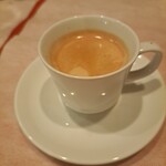 Bisutoro Bakkasu - コーヒー。やや焙煎度合いの深い、食後に向く物。