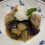 １１点 - タラとナスのあげびたし