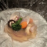 鉄板焼　ぼんの - 鱧のアクアパッツァ