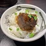 カラシビ味噌らー麺 鬼金棒 - 肉飯（450円）