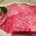 ステーキハウス ゲイン - 肉刺し身 ¥5000
