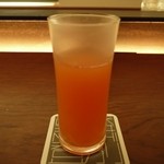望楼NOGUCHI登別 - バーではウェルカムドリンクとして生ビールor生グレープフルーツジュースが振舞われます