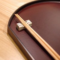 日本料理 太月 - 箸（はし）、箸置（はしおき）、盆（ぼん）