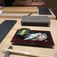 鮨 無垢/鮨 白銀 - 季節の先付け３品