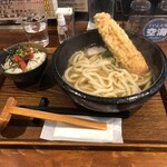 うどん大師 空海 - A定食 ちく天 明太子ご飯