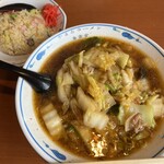 やまとラーメン香雲堂 - やまとラーメン小と半チャーハン