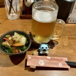 なごみ - お通しが野菜なのはうれしい