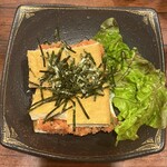 十和田 - ①厚揚げと明太子焼き 530円