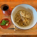 そば乃井 - ごぼう天ぶっかけ蕎麦