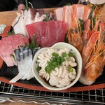 Sanriku Izakaya Isaribi - お刺身が種類豊富で鮮度抜群