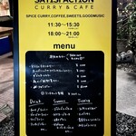 サティスファクション - 入口のメニューボード[2023.12]