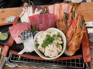 Sanriku Izakaya Isaribi - お刺身が種類豊富で鮮度抜群