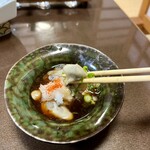 かすり - 酢牡蠣。おろしポン酢と共に。