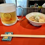JapaneseBarKATSU - お通し モツ煮５００円