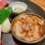 松庵 韓菜房 - 厳選四種盛り御膳お肉1.5倍　ホルモン