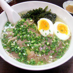 麺工房 武 - 牛塩味玉ラーメン(850円)