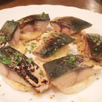 organ - 炙り鯖とじゃがいもの一皿(1000円)
