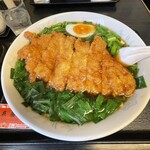 中華料理 多来福 - ニラソバ800円➕とんかつ300円