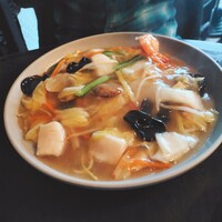 膳處漢ぽっちり - 海鮮あんかけ焼き蕎麦