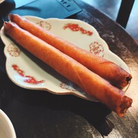 膳處漢ぽっちり - エビ春巻き