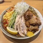 彩蓮 - 特製冷し彩蓮盛り 醤油 1500円　麺大盛り130円