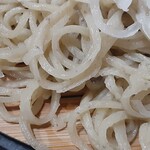 Nomuraya Honten - そばは手打ちでウェーブあり、ちょっとコシもありました。大根そば、食べて正解と思いながらすすっていたら....