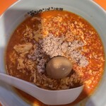 元祖ニュータンタンメン本舗 - 味噌たん大盛大辛ひき肉ダブルニララッキー玉子