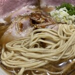 麺屋 船橋 - 麺屋悌顎製低加水平打ちストレート中細麺