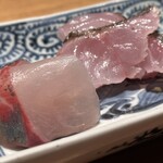 日本料理FUJI - 黒ムツと縞鯵の造り