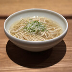 日本料理FUJI - 鯵出汁ラーメン、天城軍鶏鶏油掛け