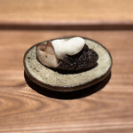 日本料理FUJI - 玉取茸、椎茸カリフラワー天城軍鶏出汁ペースト