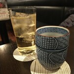 銀座 玉ゐ - ウィスキーソーダ割りとお茶