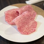 SATOブリアン - 本日の霜降り和牛：リブ芯