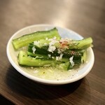 SATOブリアン - 口直し：塩ダレきゅうり